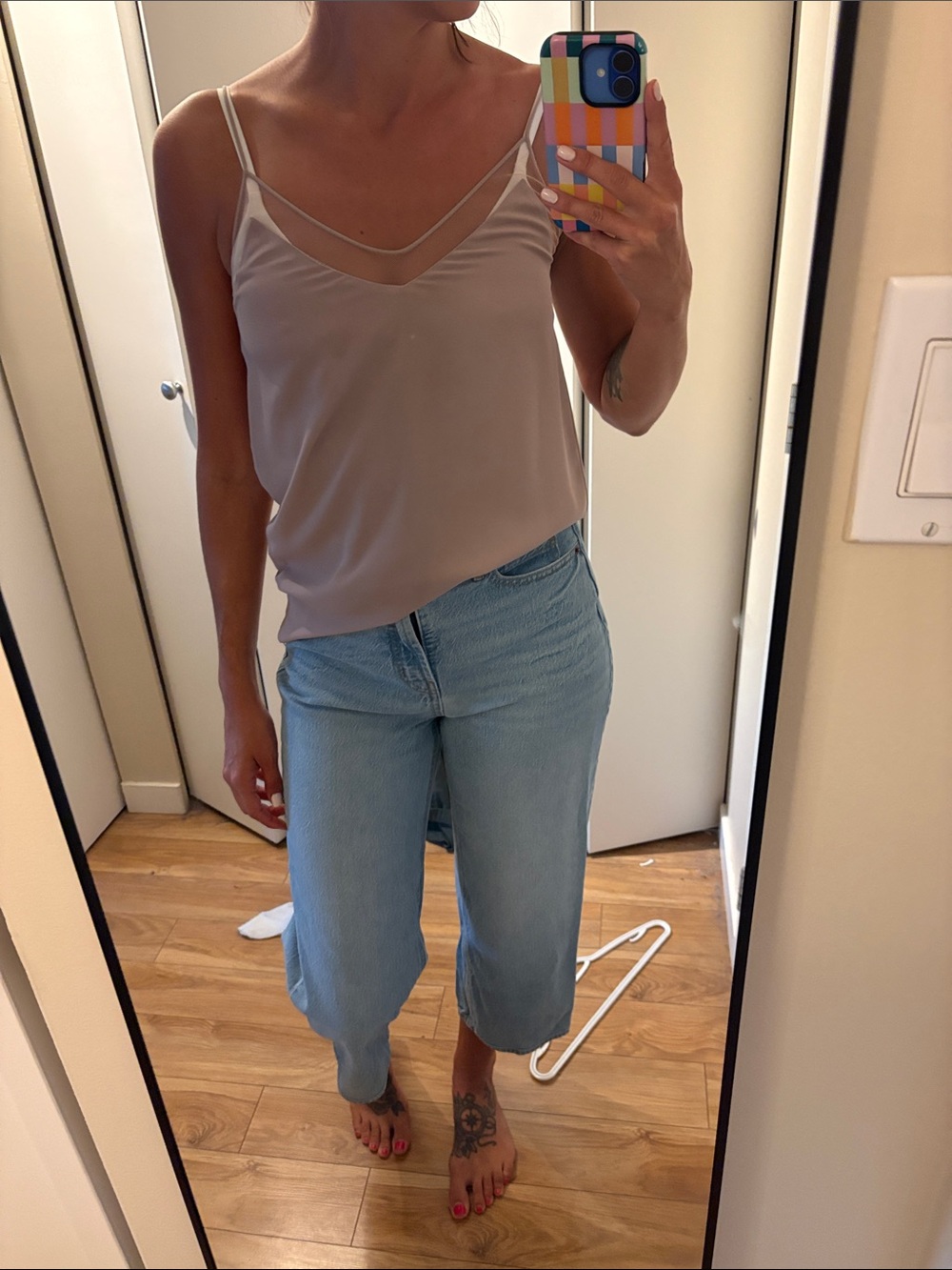 Aritzia Babaton Dusty Mauve Spaghetti-Strap Cami